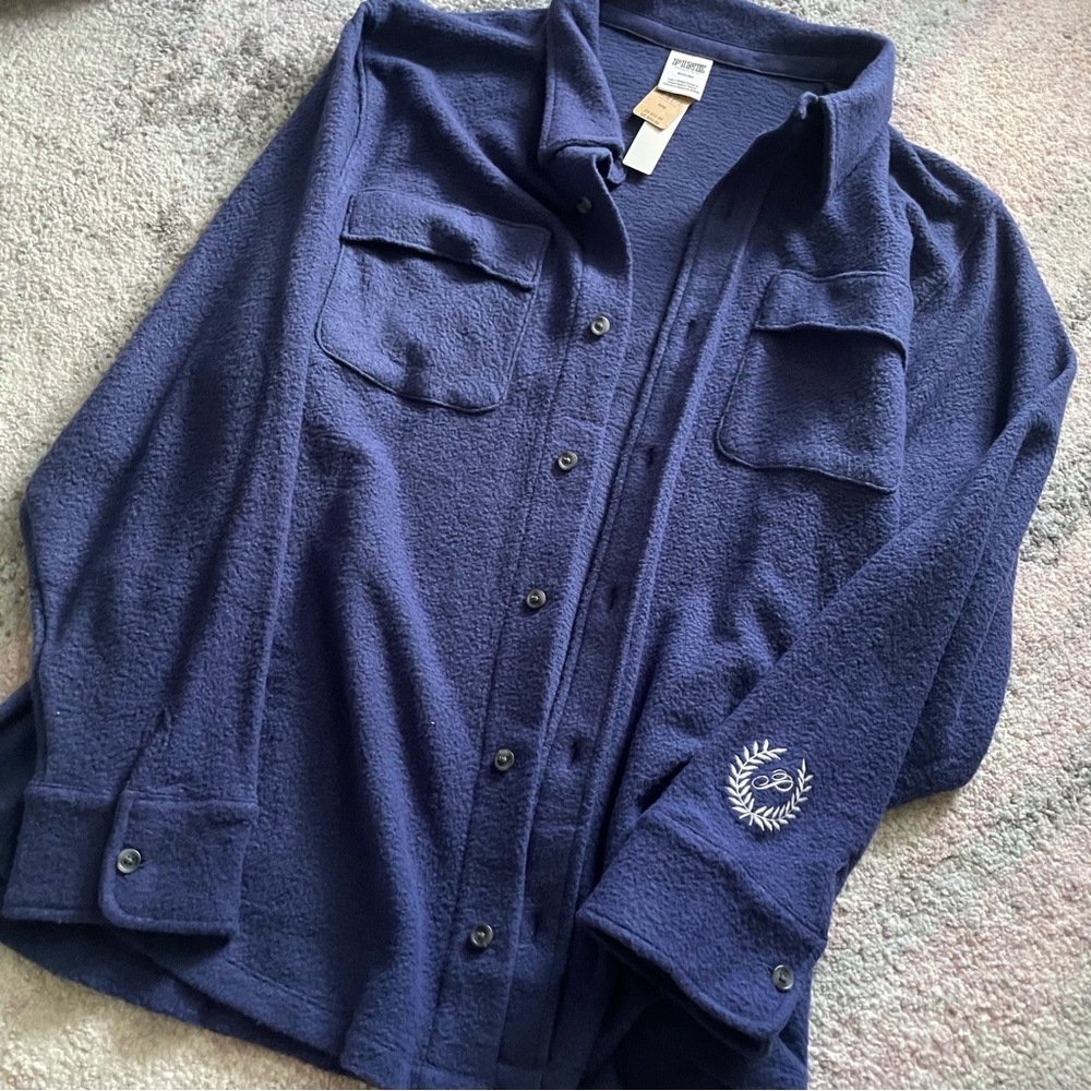 PINK Soft Button up Jacket